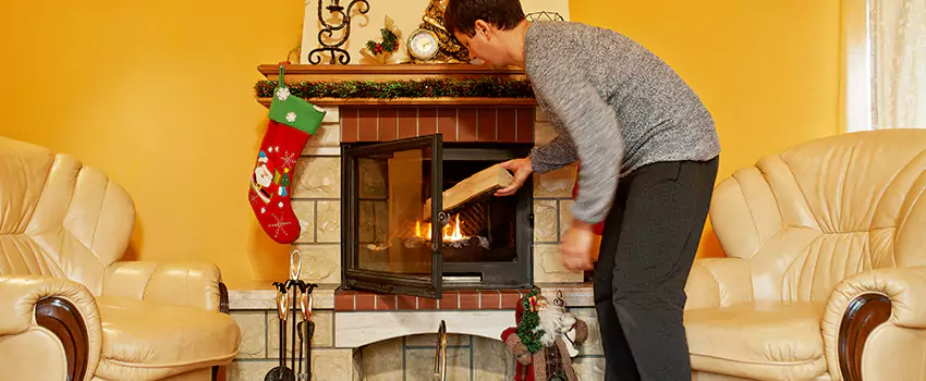 Rusted Metal Fireplace Restoration in St. Marys, Georgia