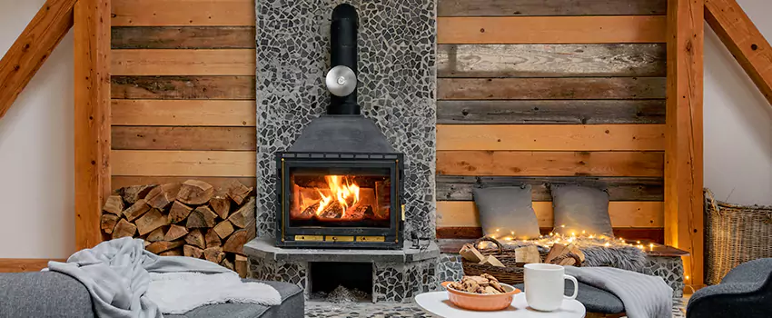 Thelin Hearth Products Direct Vent Gas Stove Fireplace Inspection in St. Marys, Georgia